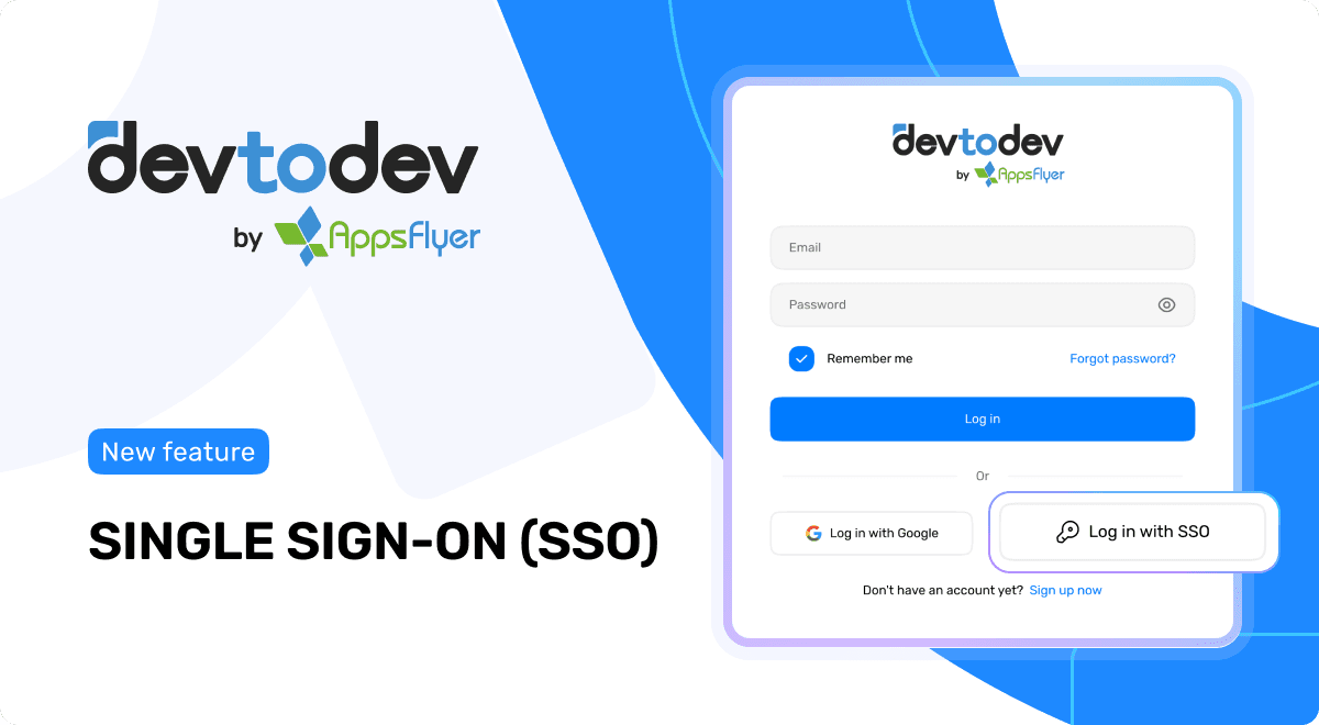 Single Sign-On (SSO) is now available