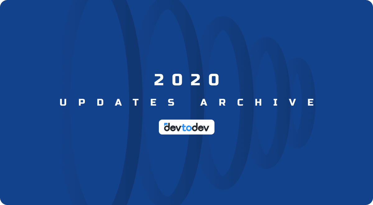 devtodev Key Milestones in 2020 devtodev Key Milestones in 2020